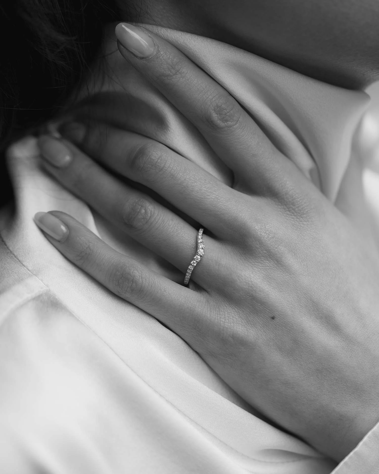 Pavé Diamond Nesting Ring - Image 6