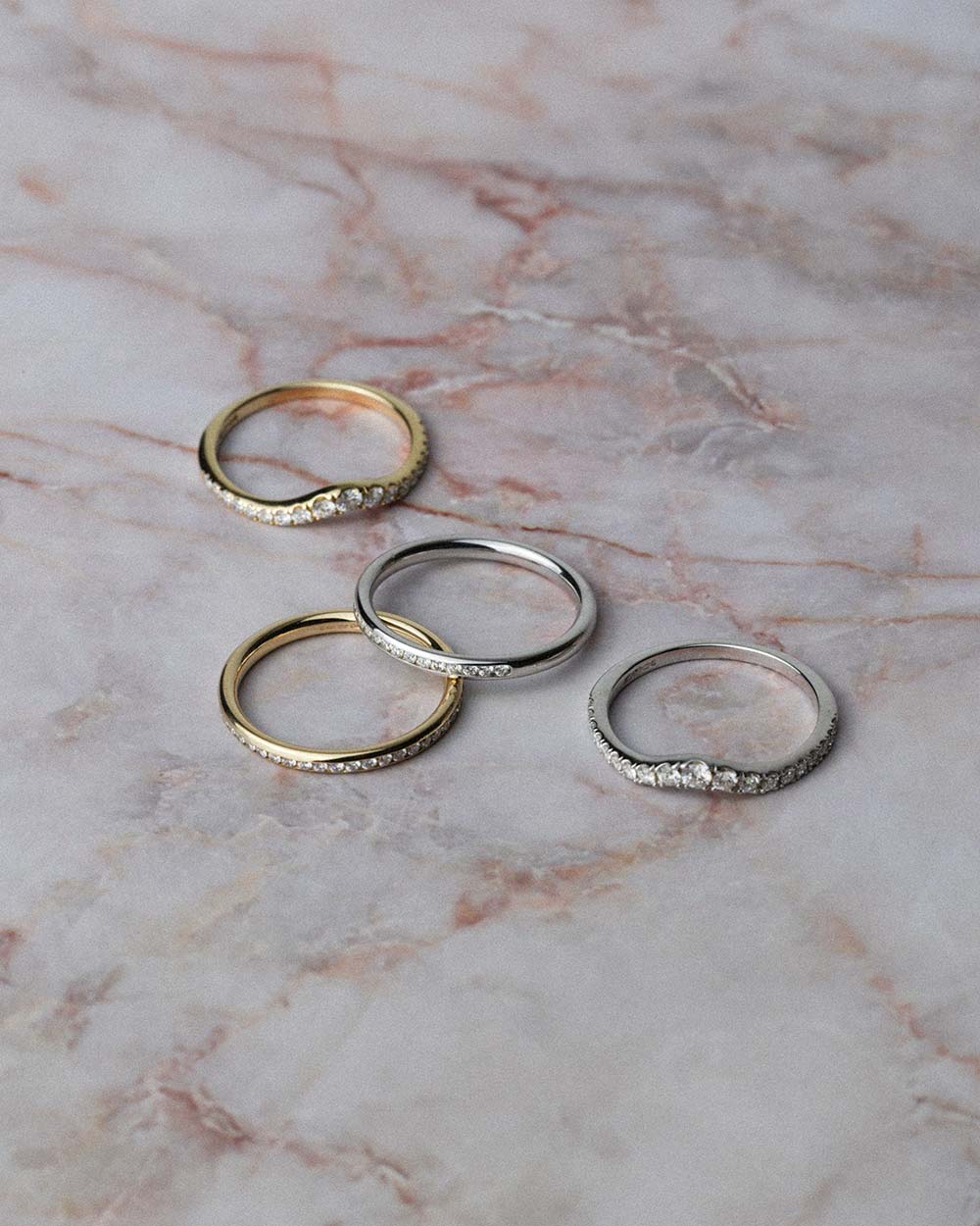 Pavé Diamond Nesting Ring - Image 7