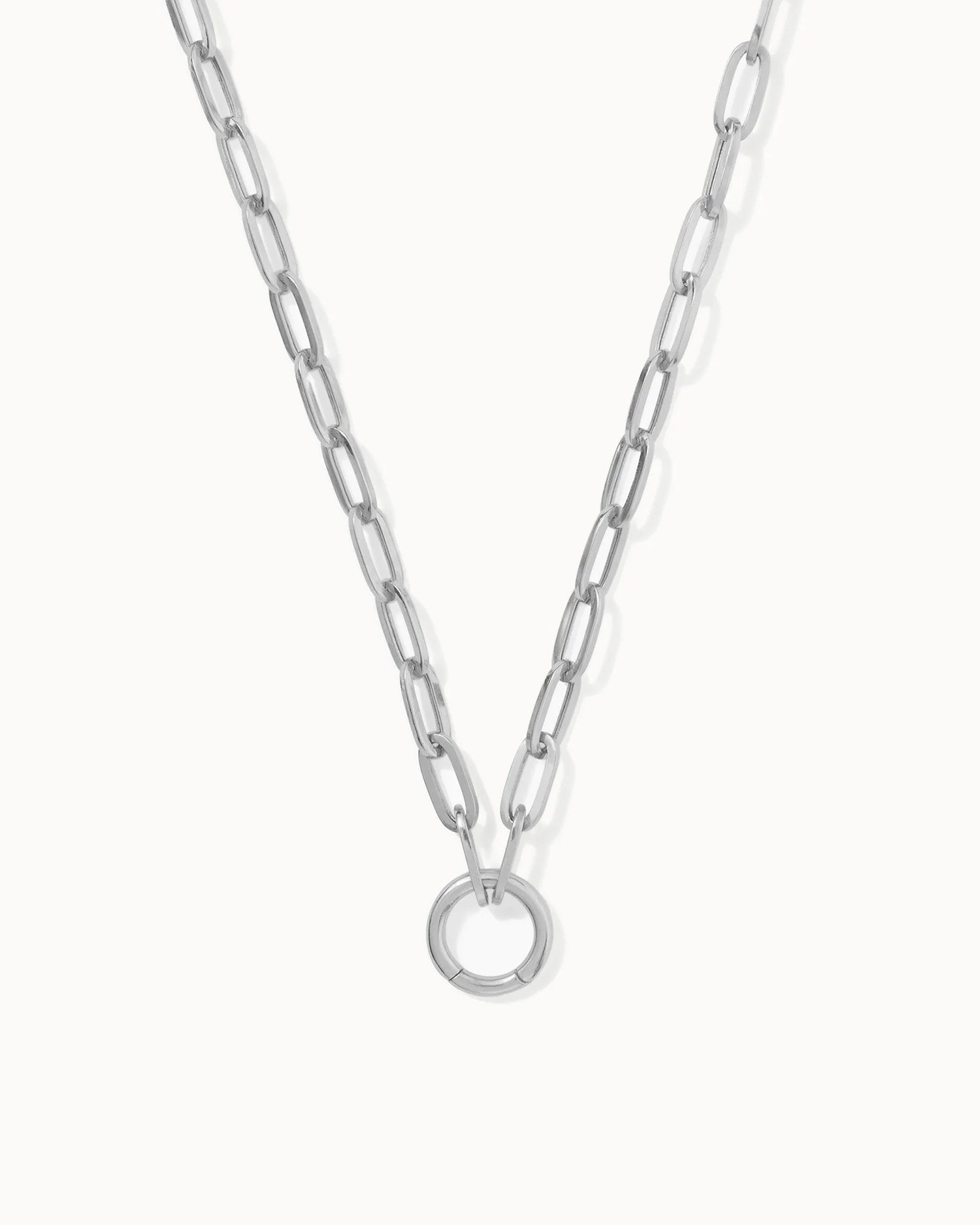 Paper Chain Charm Necklace