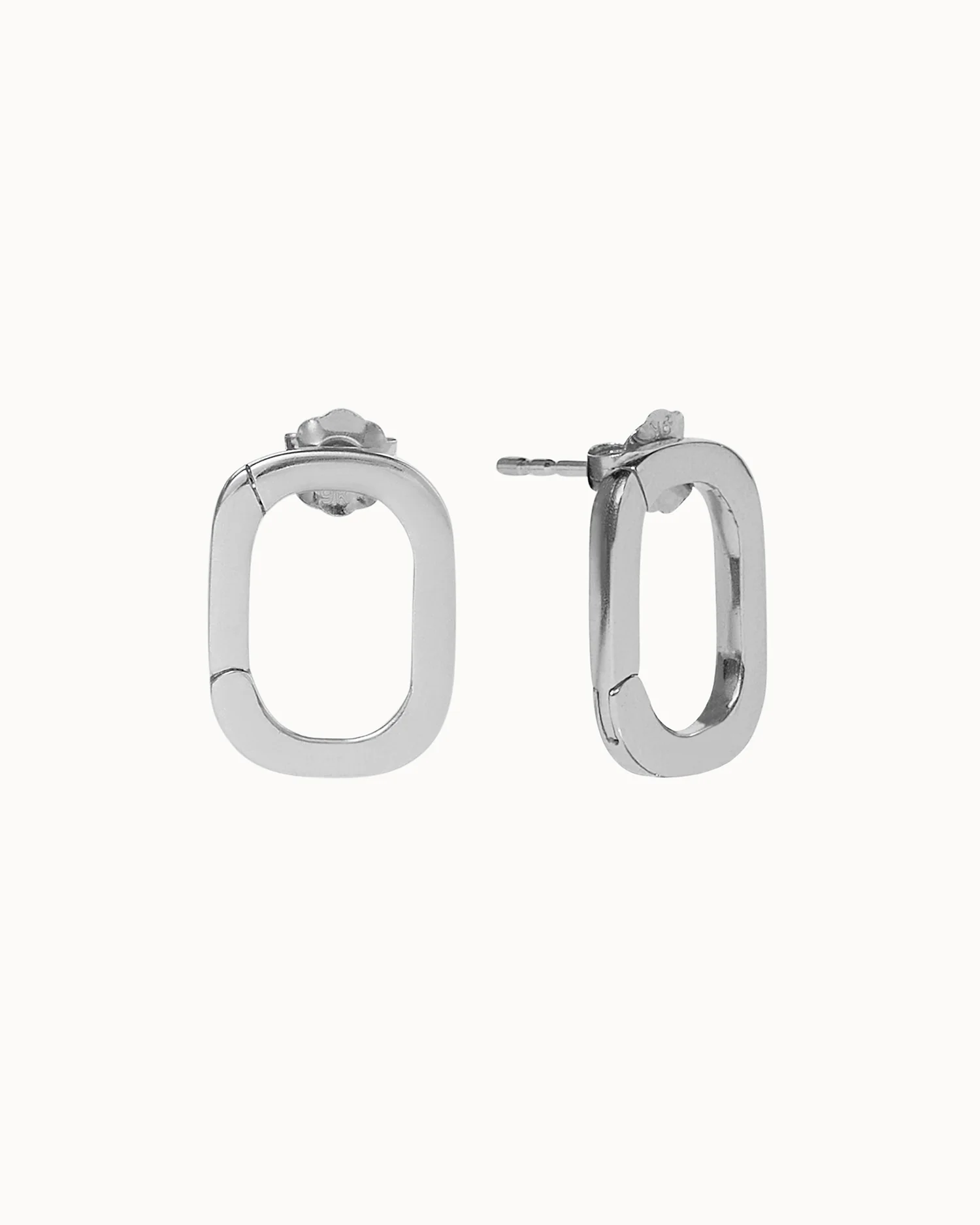 Oval Charm Earrings