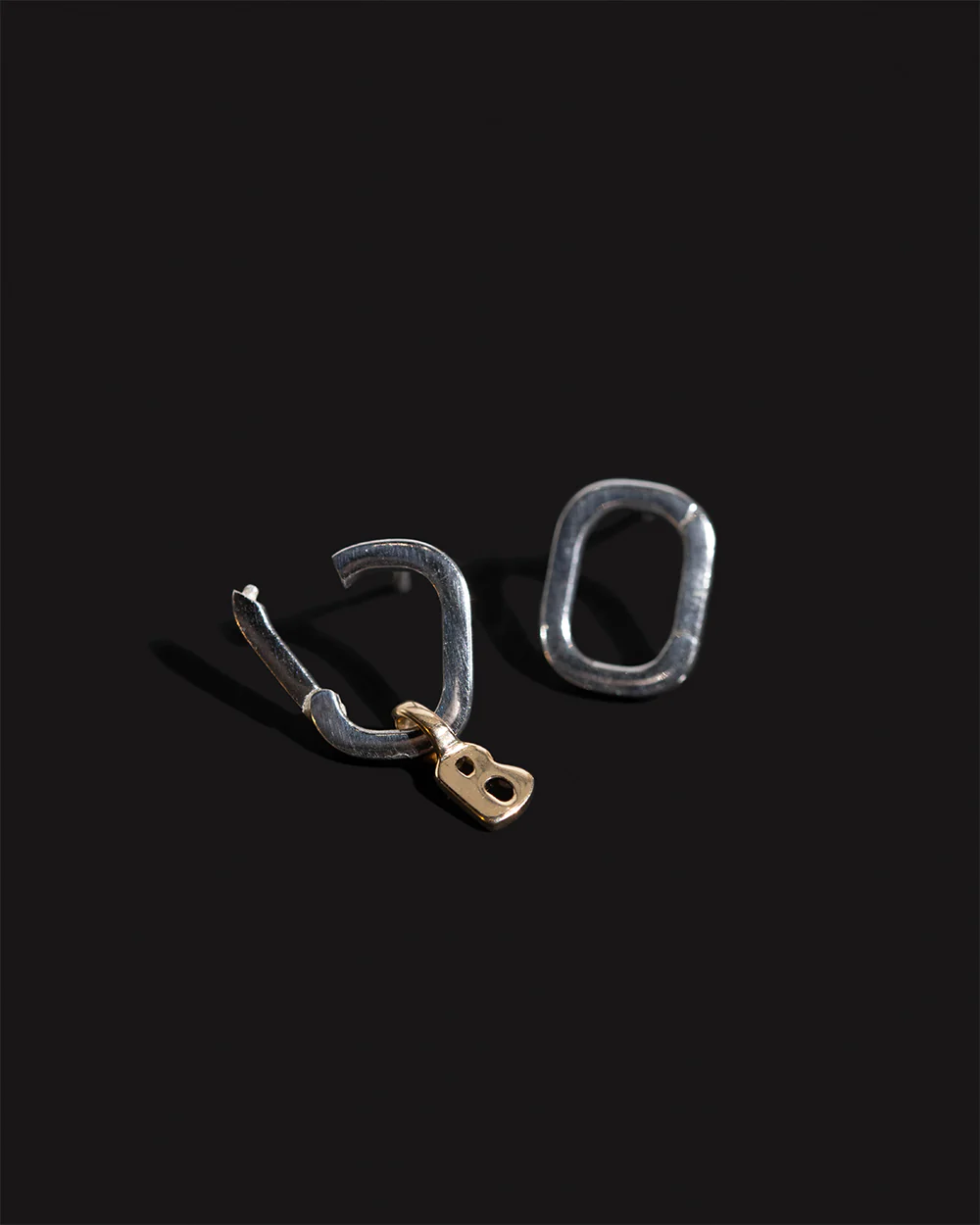 Oval Charm Earrings - Image 2