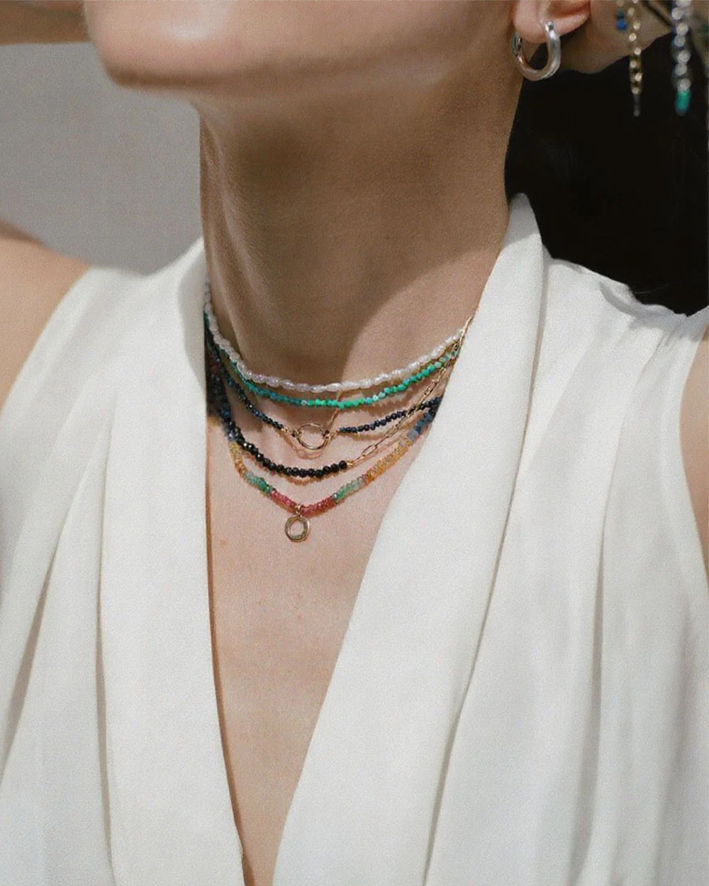 Hydra Pearl Beaded Necklace - Image 6