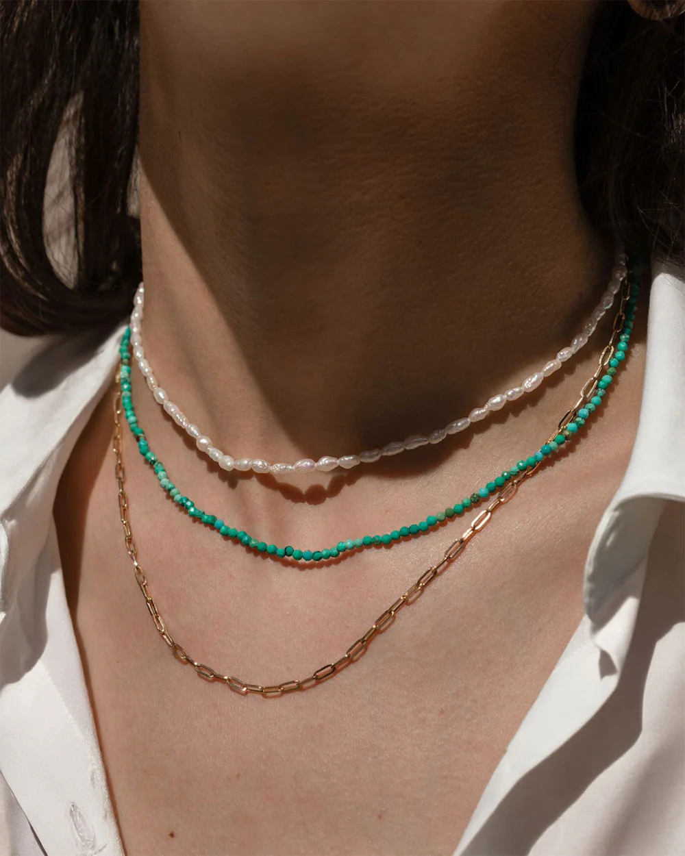 Hydra Turquoise Beaded Necklace - Image 2